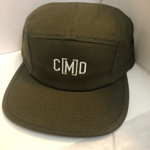 NEW C[M]D 5 Panel Jockey Flat Bill Skateboarder OS Cap Hat NWOT - Picture 2 of 9